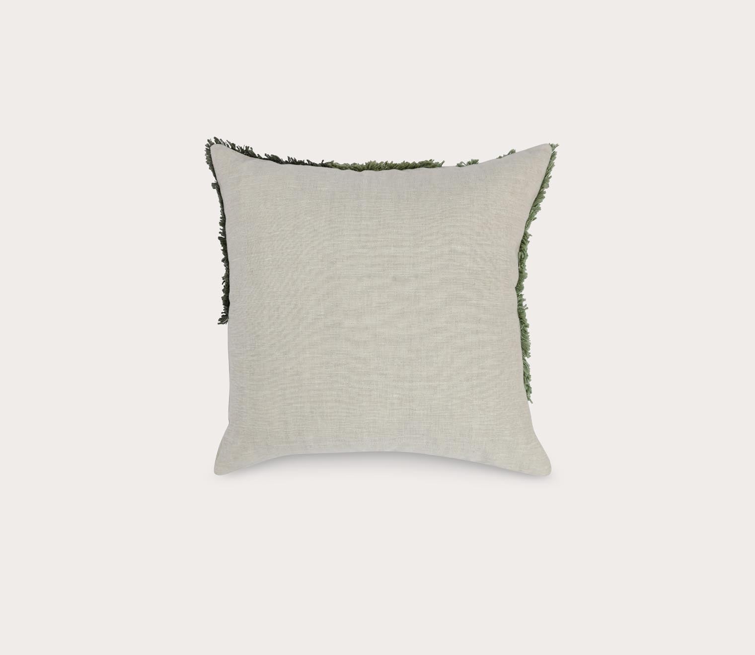 Talum Sage Natural Throw Pillow by Villa by Classic Home