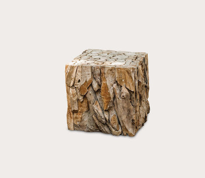 Teak Root Bunching Cube by Uttermost