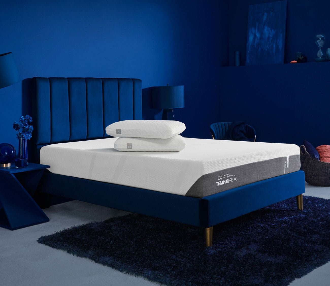 Tempur king size memory deals foam mattress