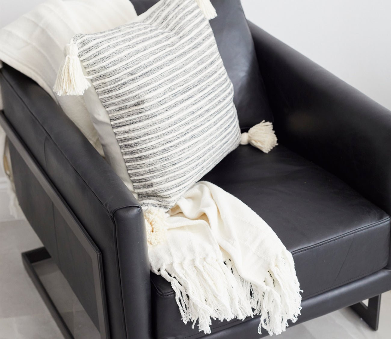 Veda Knit Throw Blanket by Villa by Classic Home