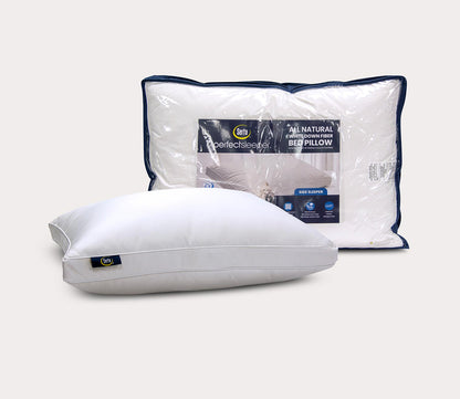 White Down Fiber Side Sleeper Pillow by Serta