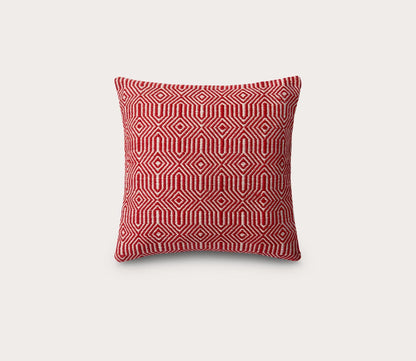 Woven Geo Throw Pillow by Loloi