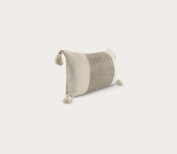 Yasa Natural Ivory Throw Pillow by Villa by Classic Home