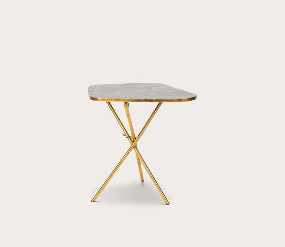 Zamara Faux Agate Side Table by Safavieh