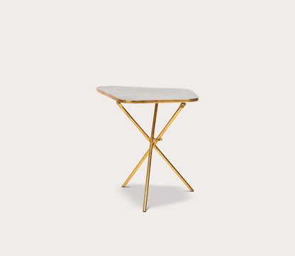 Zamara Faux Agate Side Table by Safavieh