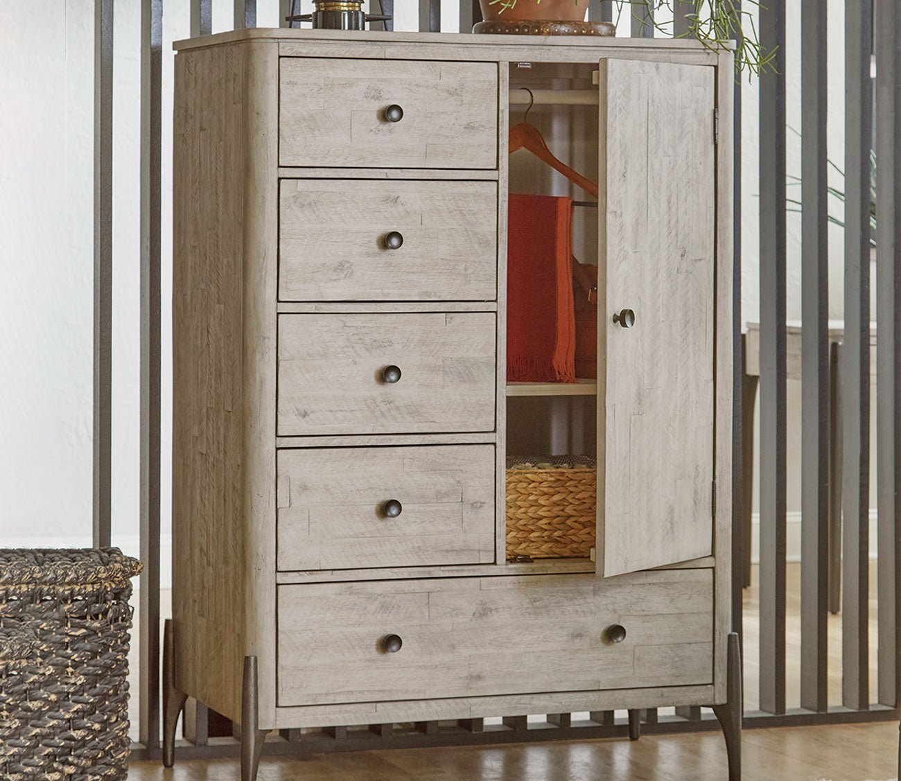 Zane 5-Drawer Chiffarobe by Aspen Home